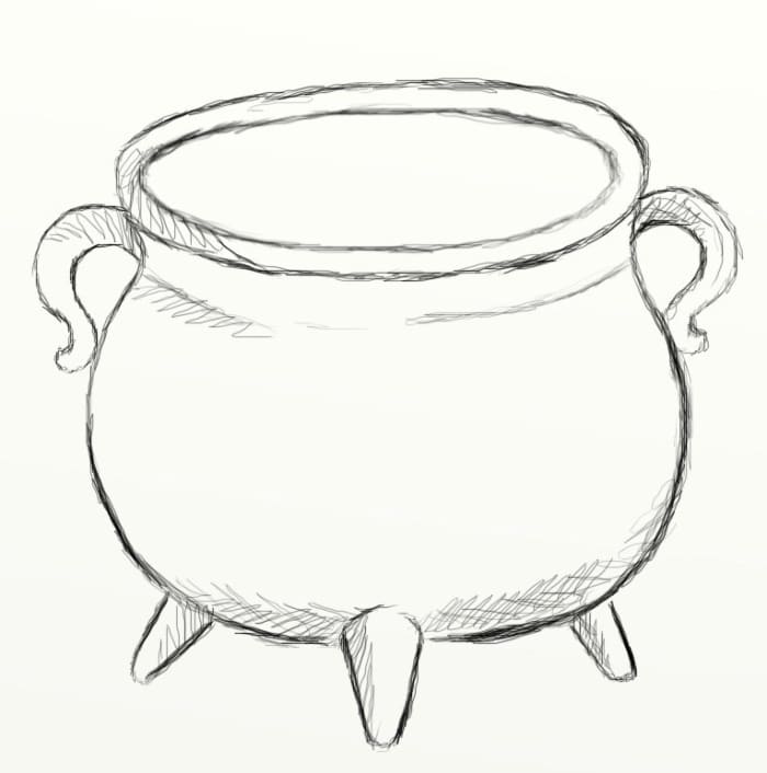 How to Draw a Cauldron