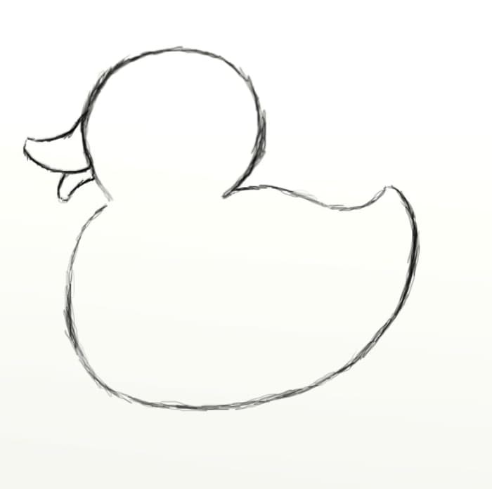 How to Draw a Rubber Duck - FeltMagnet