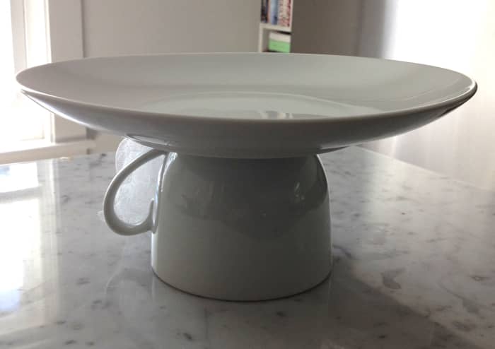 Why not use a tea cup or mug. This makes a whimsical gift or perfect for toting cookies back to your comfy chair.