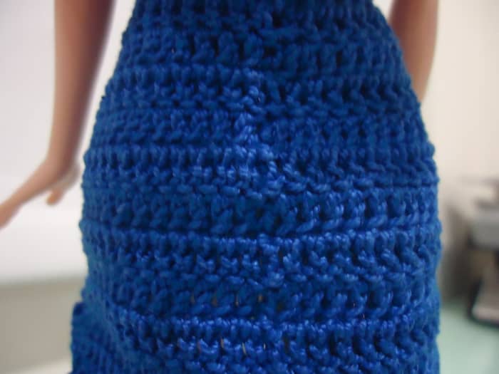 Barbie High-Low Cocktail Dress (Free Crochet Pattern) - FeltMagnet