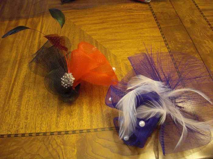 How to Make a Fascinator Crinoline Flower Trim