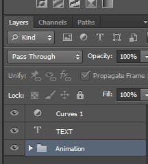 Organizing frames into groups.