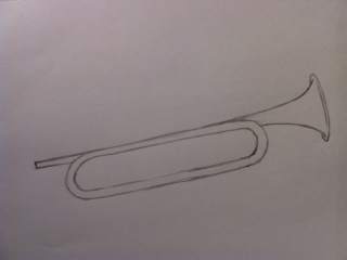 Establishing a trumpet shape