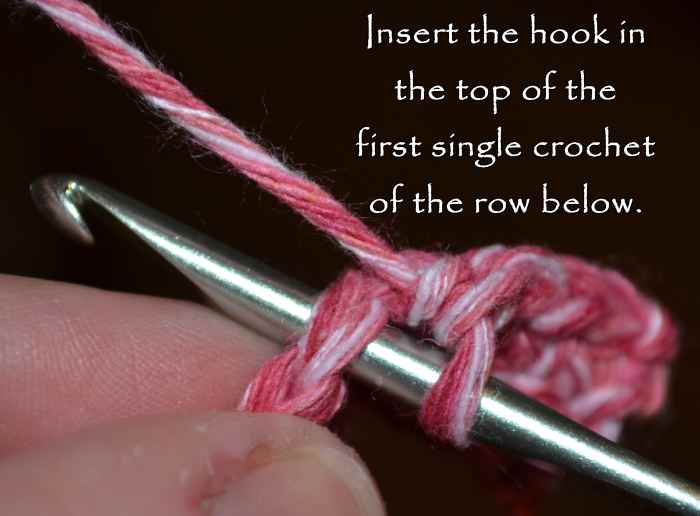 How to Work a Single Crochet Stitch Video and Photo Guide