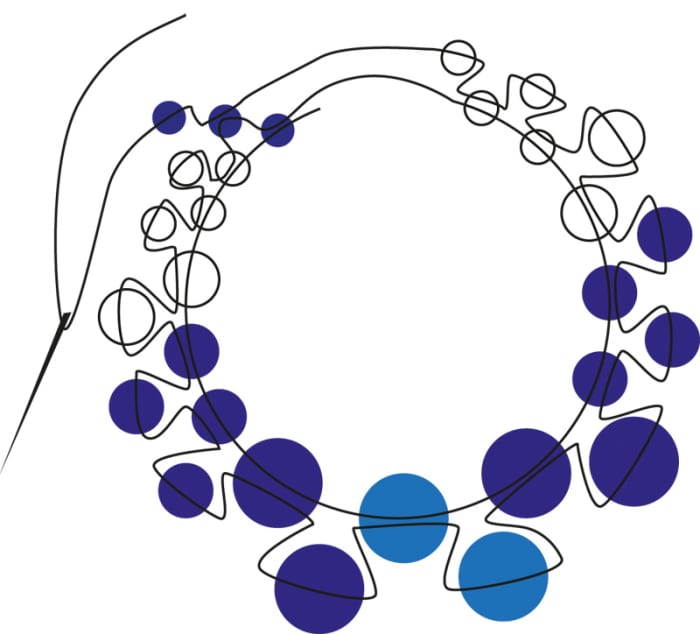 Step 6 - Click to enlarge. Note the tail is still meant to be there, but is hidden in this diagram.