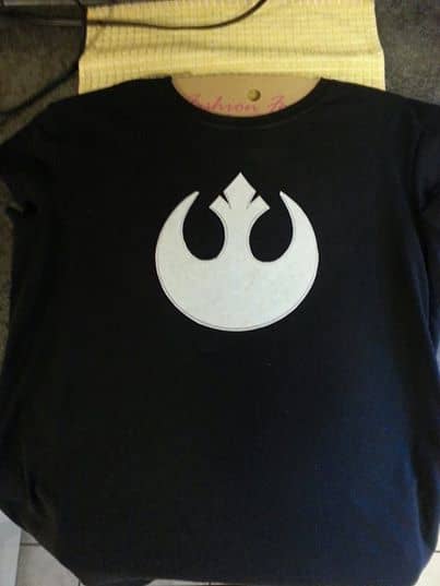 This shirt is ready to spray with bleach