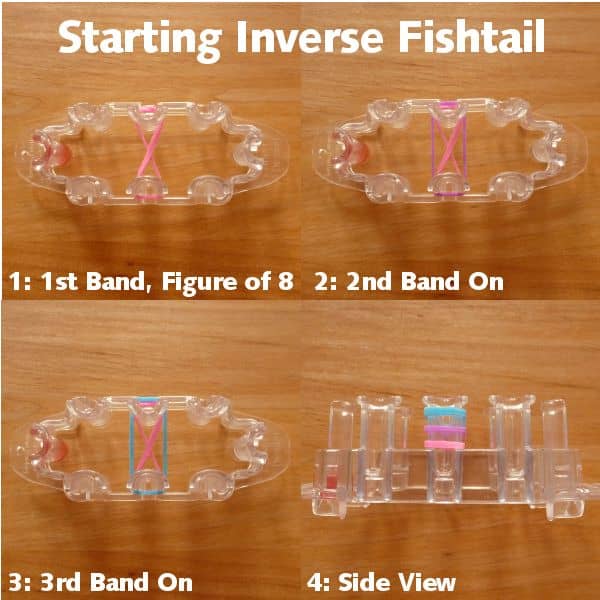 Starting off the inverse fishtail monster tail loom