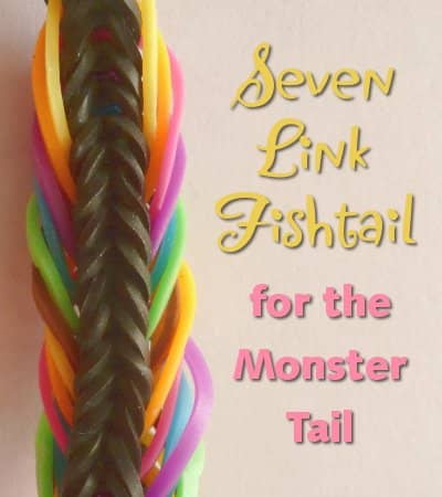 Seven 7 Link Fishtail Pattern for the monster tail loom
