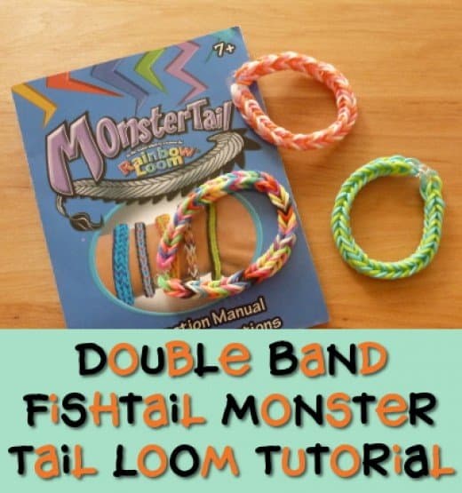 Double Fishtail Monster Tail Rubber Band Bracelets