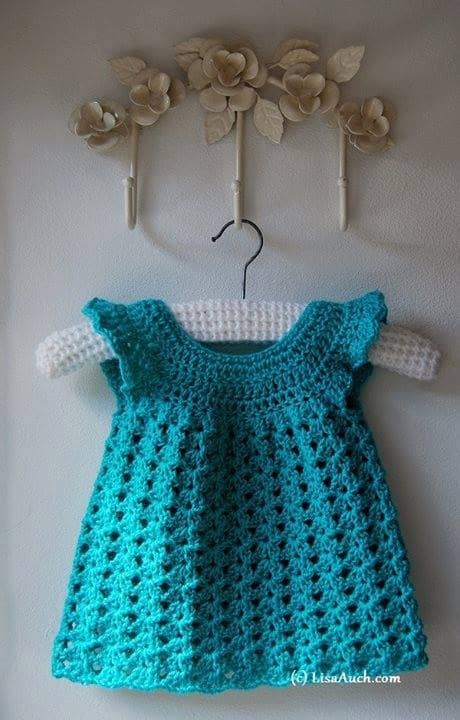 Free Crochet Patterns for Adorable Baby Dresses - FeltMagnet