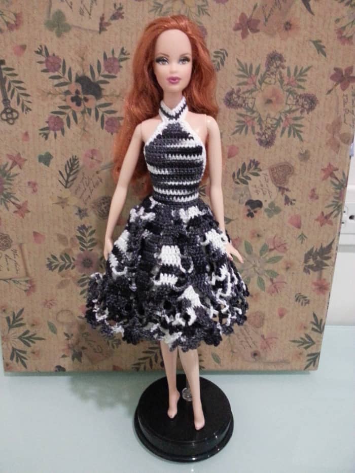 Barbie Doily Cocktail Dress