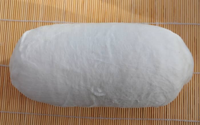 The Wool Covered Party Balloon. Ensure both ends are covered with wool and that the layers are even throughout the project.