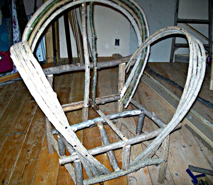 Placement of Back Benders and Seat and Back Rails: Here you can see how the back benders are placed, as well as the placement of the seat and back rails.