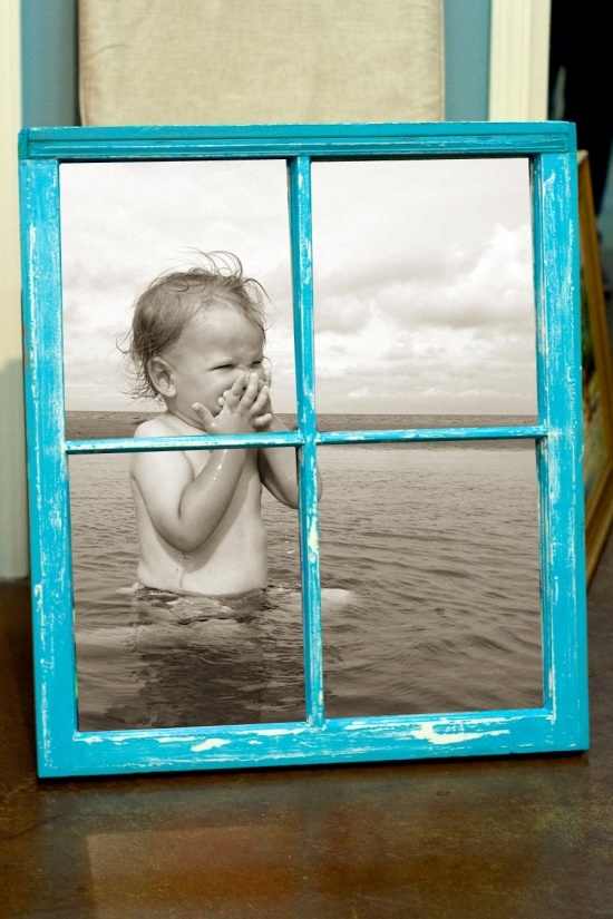 Creative Ways to Repurpose Old Windows Into DIY Picture Frames