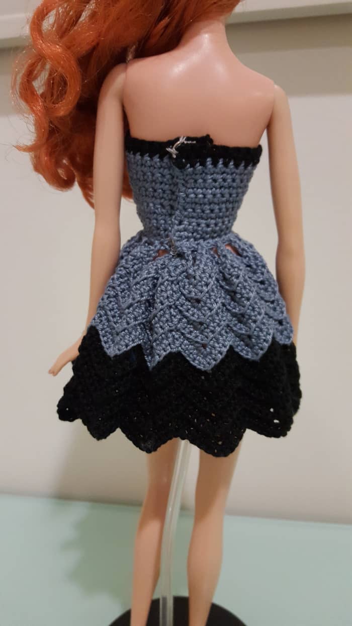 Barbie Strapless Chevron Dress (Free Crochet Pattern) - HubPages