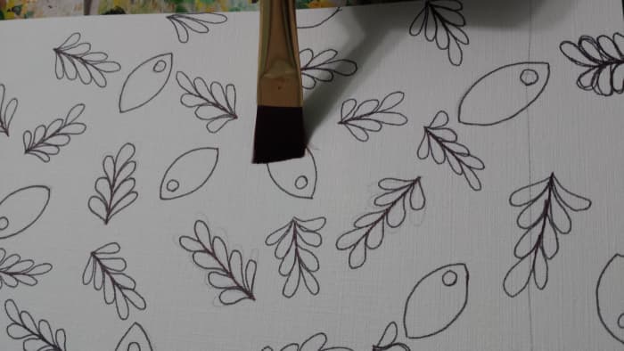 This brush would be way too large for painting it. Creating a mess thereby creating frustration.