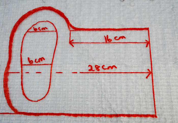 Measurements should be adjusted for different size feet. Estimate on shrinkage of around 30%