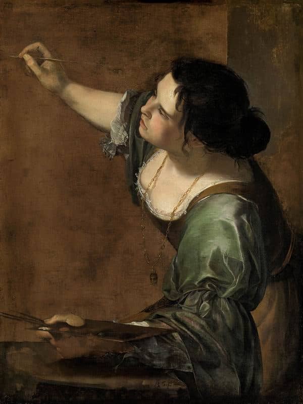 Artemisia Gentileschi, Self-portrait as the Allegory of Painting (La Pittura), c.1638–9 Copyright image courtesy of Royal Collection Trust. Her Majesty Queen Elizabeth II 2016. All rights reserved.
