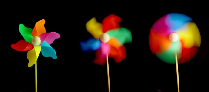 The sharpness of your image will depend on how fast or slow your shutter speed is set. The faster it is, the more sharp your image will be.