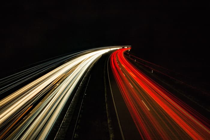 Long exposure photography comes out with great results. The longer your shutter speed, the more light the camera will capture.