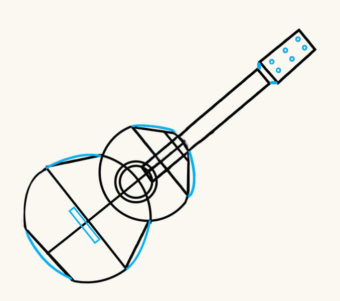 Step-by-Step: How to Draw a Guitar - FeltMagnet