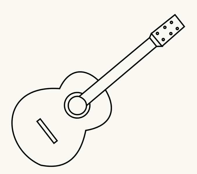 step-by-step-drawing-of-a-guitar