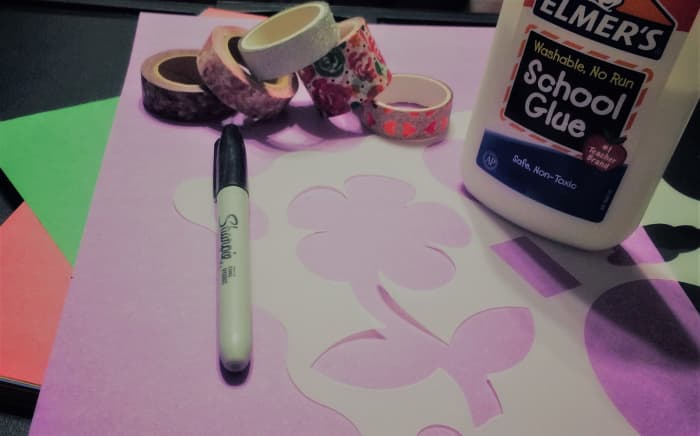 Use similar washi tape to get the look of the card I made or as a cheaper alternative, try stickers!