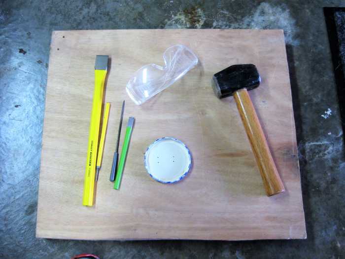 How to Cut Slots in Metal Lids of Glass Jars