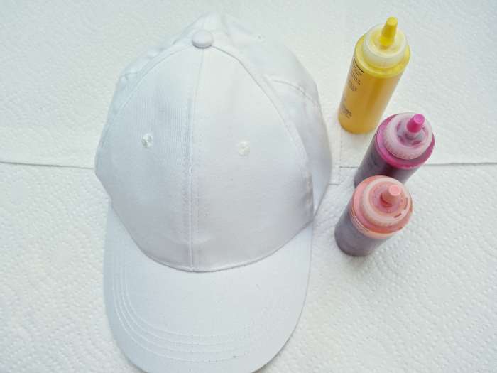 How to Ombré TieDye a Baseball Cap