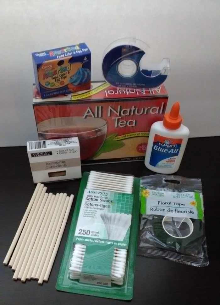 Recycled Tea Bags Tea Bag Rose Bouquet