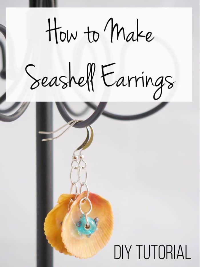 Make these fun and flirty seashell earrings with this DIY jewelry tutorial.