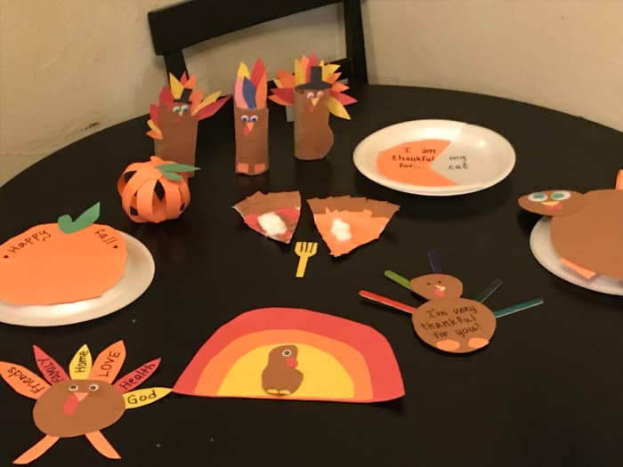 TDAY crafts are so fun to make and they make for some inexpensive entertainment after dinner.
