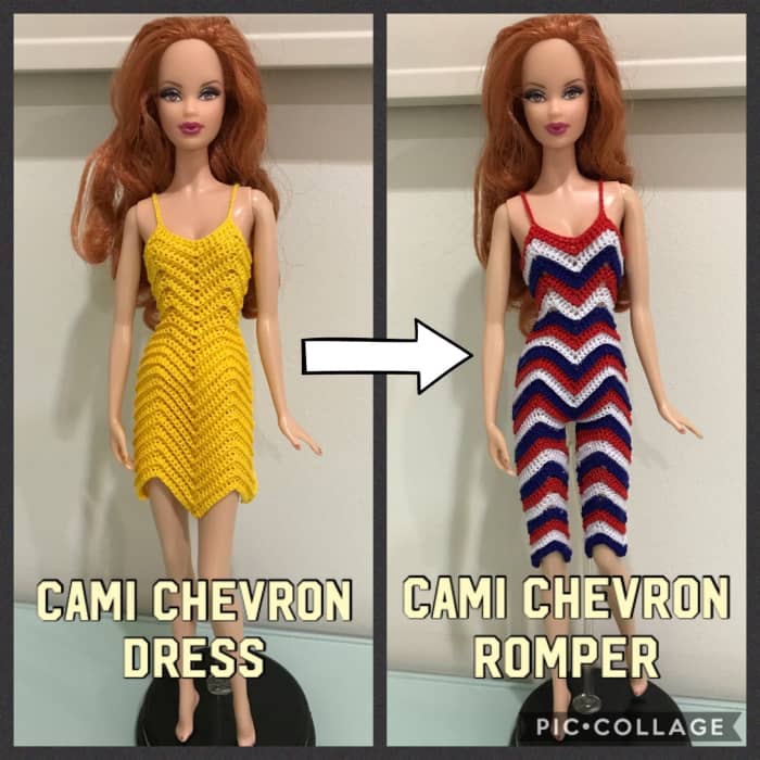 Using the basic pattern from cami chevron dress, this article will teach you how to convert it into a romper.