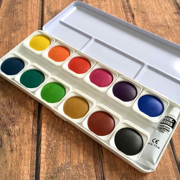Transparent Watercolor Set