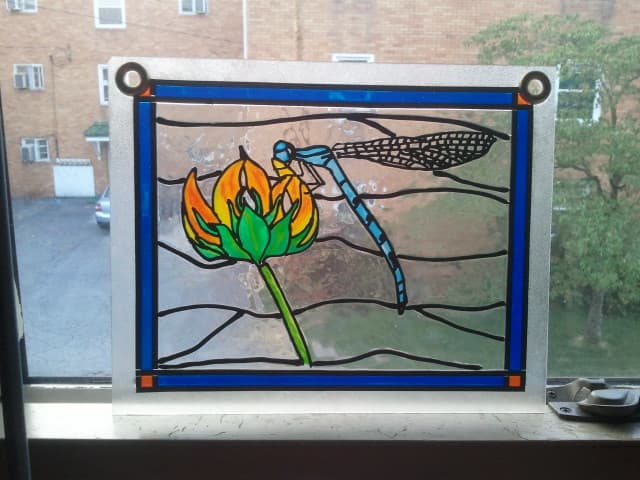 How to Make a Faux-Stained Glass Painting: Video and Techniques ...