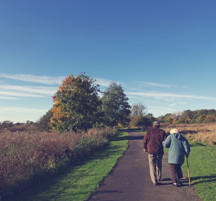 Sometime's the best way to spend Valentine's Day with your longtime partner is to tell her how happy the thought of growing old together makes you.
