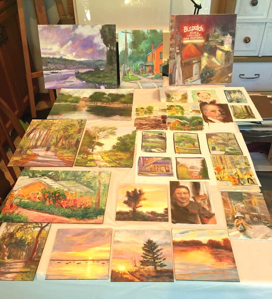 I love to participate in the 30 paintings in 30 days challenge, twice a year. These are the daily paintings completed in September 2017.