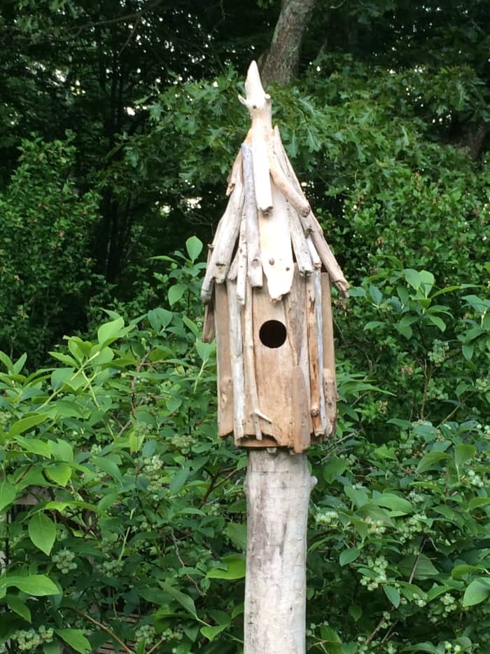 Driftwood Folk Art How To Make A Driftwood Birdhouse Feltmagnet 7103