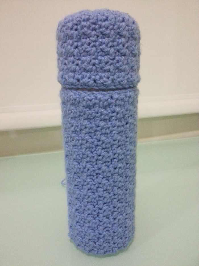 How to Crochet a Covered Water Bottle Cozy Free Crochet Pattern