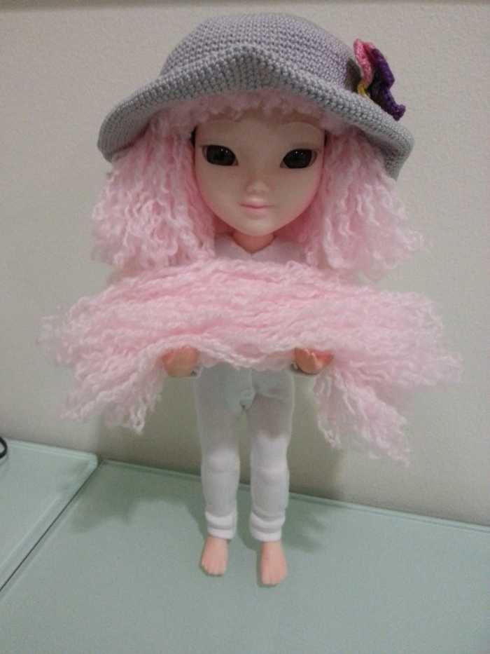 How to Make a Doll Wig Free Crochet Pattern