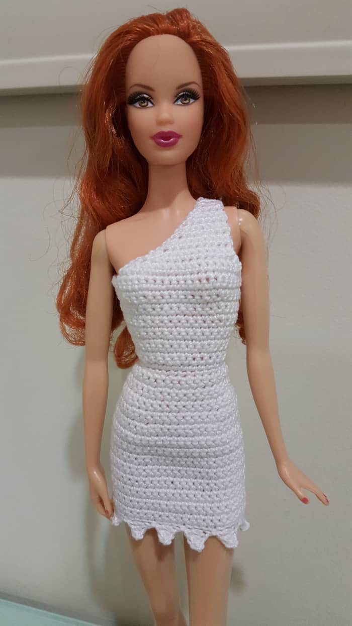 Flintstone-Style Bodycon Dress for Your Barbie Doll (Free Crochet ...