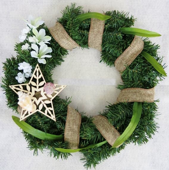 You can redecorate your Christmas wreaths with other materials to use all year long.