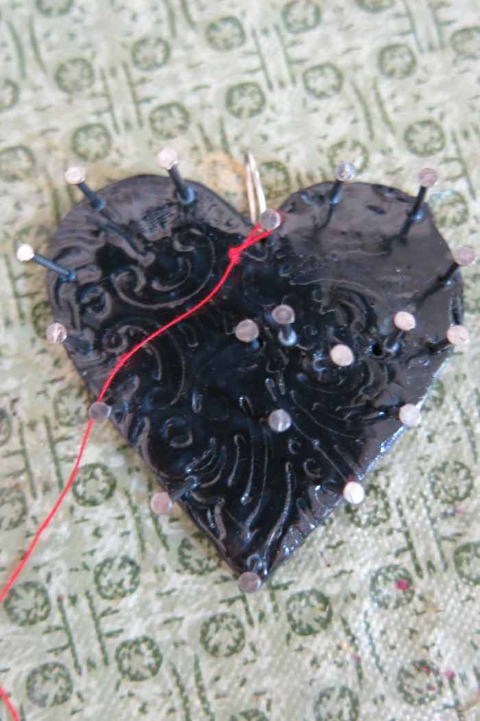 DIY Necklace How to Make a "String Art" Pendant