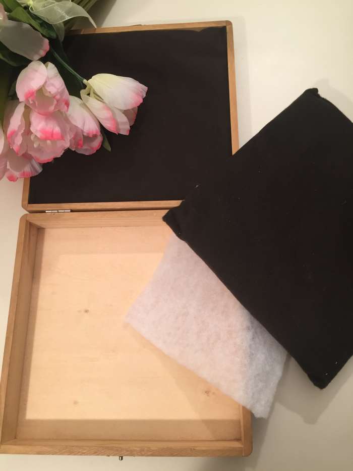 How to Make a Jewelry Box Cloth Liner to Protect Your Silver