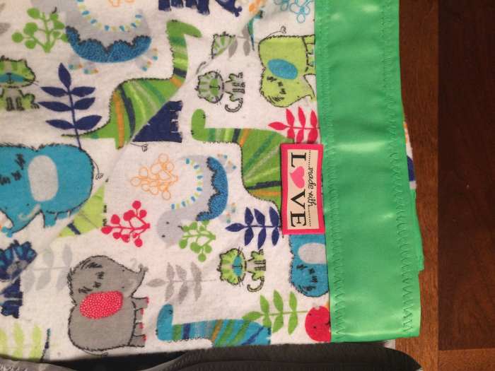 DIY Baby Blanket With Satin Trim (Easy Sewing Project)