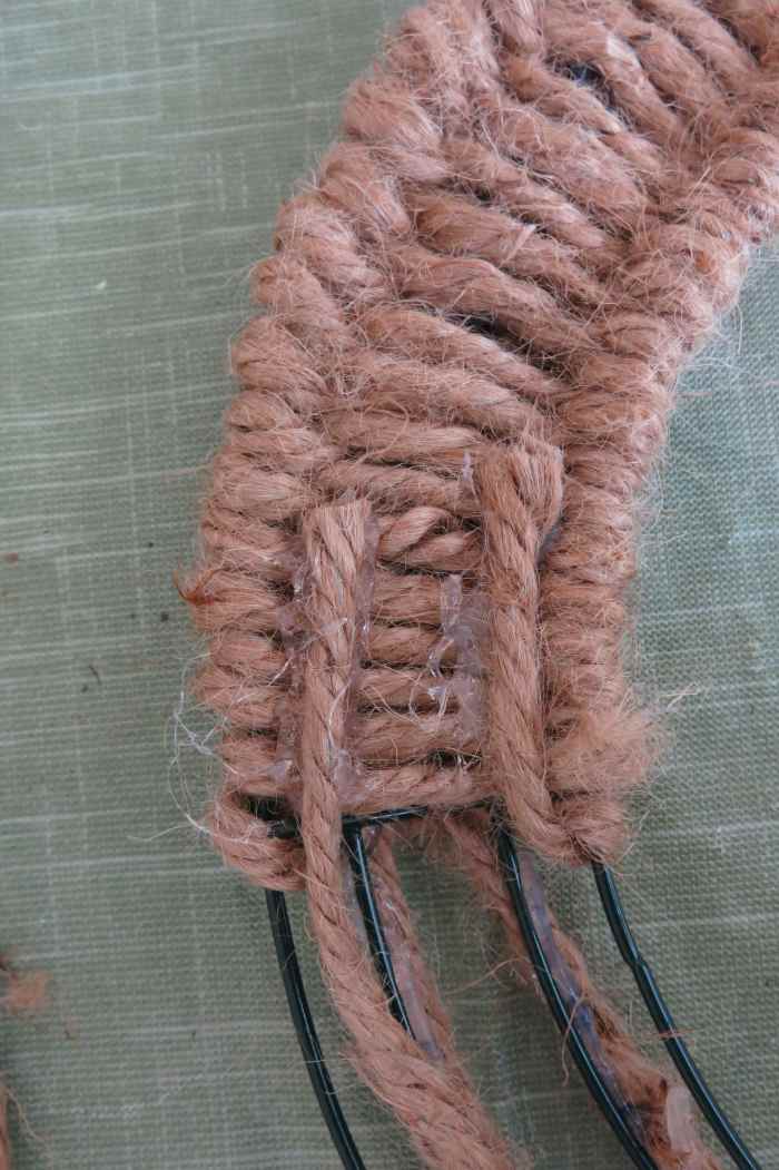 DIY Craft Tutorial Wrapped & Woven Twine Wreath