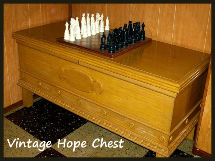 I don't know the history of this chest. It's been around for at least 40 years. It is in my father's basement filled with mostly photographs now.