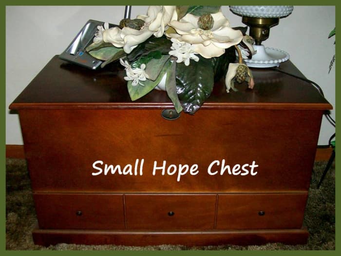 This chest is about 40 years old and currently holds more photo albums at my father's house.