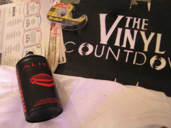 DIY Fashion How to Spray Paint a Stencilled TShirt