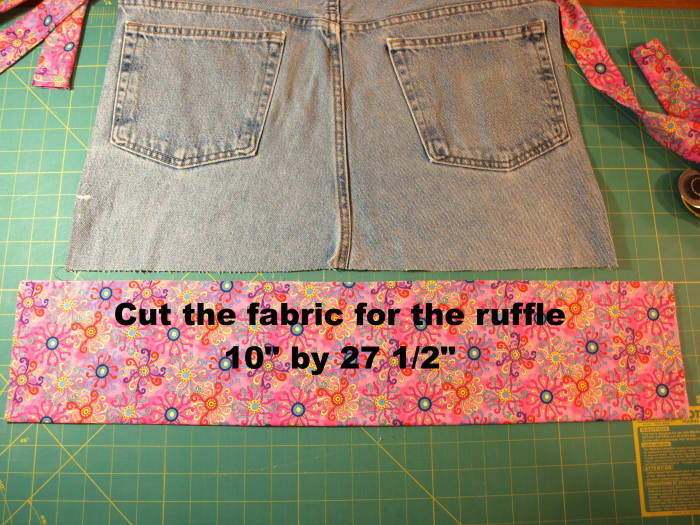 Upcycled Denim Tutorial: How to Make an Apron From Old Blue Jeans ...